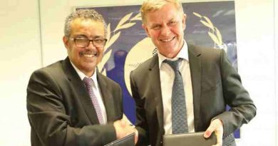 Dr. Tedros Adhanom Ghebreyesus, Director-General of WHO and Mr. Erik Solheim, head of UN Environment. Photo: UNEP