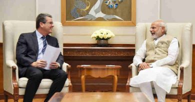 DG, WTO, Mr. Roberto Azevedo calling on the Prime Minister, Shri Narendra Modi, in New Delhi on March 19, 2018