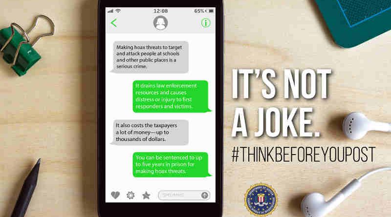 FBI Launches #ThinkBeforeYouPost Campaign