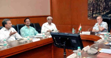 Lt. Governor of Delhi Anil Baijal holding a crime review meeting with the Delhi Police officers. Photo: LG Office