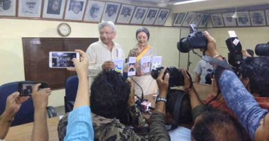 CPIM General Secretary Sitaram Yechury and Polit Bureau member Brinda Karat. Photo: CPIM