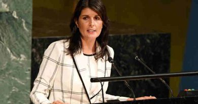 Ambassador Nikki R. Haley of the United States addresses General Assembly on the "Illegal Israeli actions in Occupied East Jerusalem and the rest of the Occupied Palestinian Territory". UN Photo / Evan Schneider