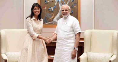 The US Ambassador to the United Nations, Ms. Nikki Haley calls on the Prime Minister, Shri Narendra Modi, in New Delhi on June 27, 2018.