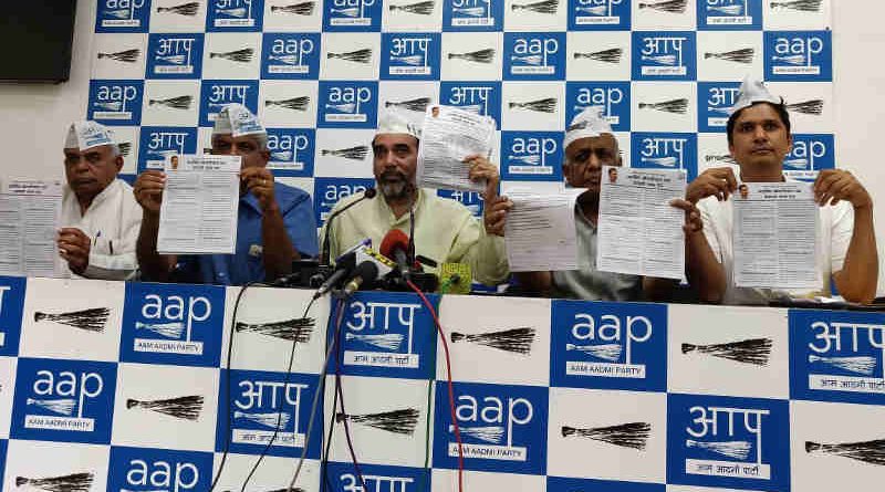 AAP leaders for दिल्ली के लिए पूर्ण राज्य की मांग. Photo: AAP (file photo)