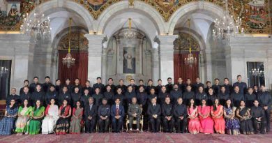 The President, Shri Ram Nath Kovind with the Assistant Secretaries (IAS Officers of 2016 Batch), at Rashtrapati Bhavan, in New Delhi on July 27, 2018.