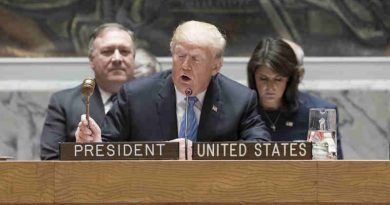 US President Donald Trump presides over a meeting of the Security Council on the non-proliferation of weapons of mass destruction on 26 September, 2018. UN Photo / Mark Garten