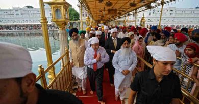 UN Chief António Guterres Visits Golden Temple in Amritsar. Photo: UN