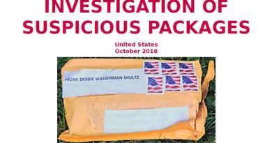 Pipe Bomb Package: Photo: FBI