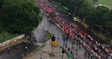 Farmers' march from Ramlila Maidan to Parliament Street in Delhi (file photo). Courtesy: CPI(M)