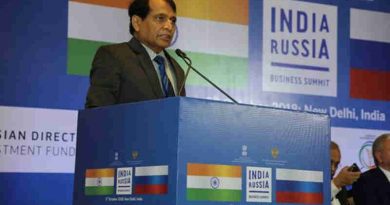 Suresh Prabhu Speaking at the India-Russia Business Summit in New Delhi (file photo)