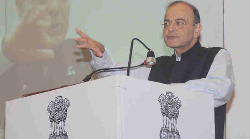 Arun Jaitley delivering the keynote address at the Competition Commission of India’s (CCI) One-Day Road Show on Competition Law (National Conference on Public Procurement), in New Delhi on November 05, 2018