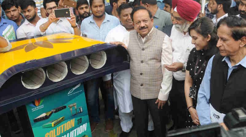 Dr. Harsh Vardhan at the launch of the Delhi Clean Air Campaign, in New Delhi on November 01, 2018. Photo: PIB