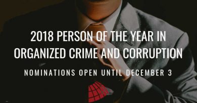 Person of the Year 2018 in Organized Crime and Corruption