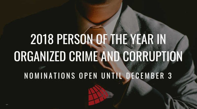 Person of the Year 2018 in Organized Crime and Corruption