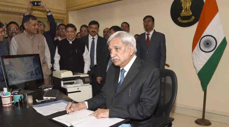 Chief Election Commissioner of India, Sunil Arora, in New Delhi. Photo: PIB (file photo)