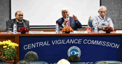 The Chairman, TRAI, Dr. R.S. Sharma delivering the lecture on the topic “India’s Digital Leapfrog”, organised by the Central Vigilance Commission (CVC), in New Delhi on December 20, 2018.