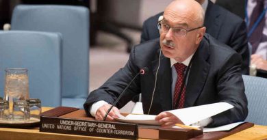 Vladimir Voronkov, Under-Secretary-General of the United Nations Counter-Terrorism Office, addresses the Security Council meeting on threats to international peace and security caused by terrorist acts. Photo: UN