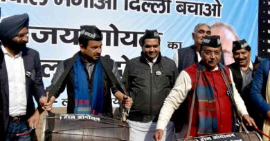 BJP launched drum campaign: Kejriwal Bhagao, Delhi Bachao in Delhi on Janaury 27, 2019. Photo: BJP