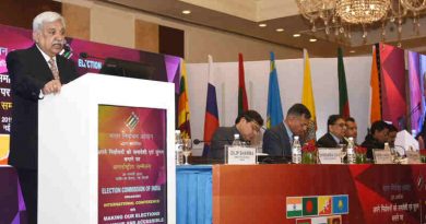 The Chief Election Commissioner, Sunil Arora, at the inauguration of the International Conference on “Making our Elections Inclusive and Accessible” organised by the Election Commission of India, in New Delhi on January 24, 2019. Photo: PIB