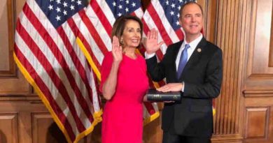 Nancy Pelosi with Adam Schiff