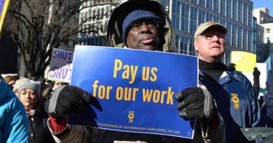 AFGE - Shutdown Rally. Friday marks the first day that 800,000 federal employees will begin missing paychecks since the federal government shutdown began at midnight Dec. 22.