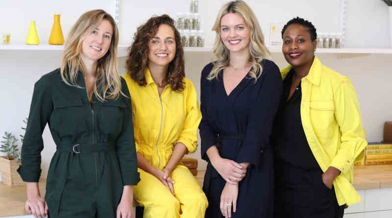 From left to right: COO Elizabeth Reifsnyder; Founder and CEO Katerina Schneider; VP of Partnerships, PR, and Community Lauren Kleinman; and VP of Program Management, Kadie Ann Bowen