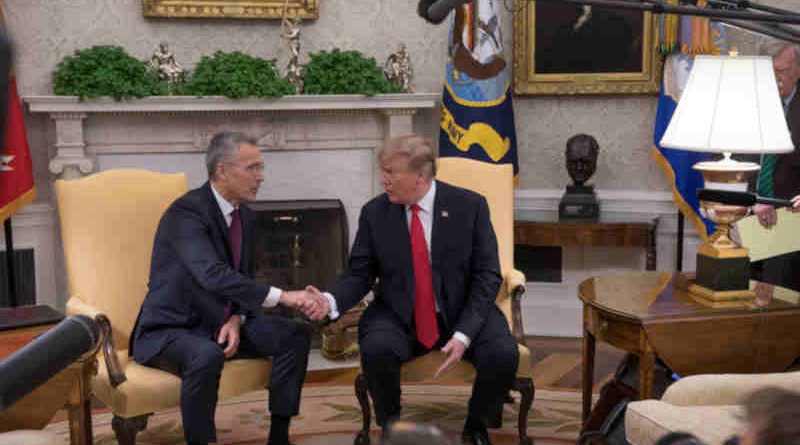 NATO Secretary General Jens Stoltenberg visited the White House on Tuesday (2 April 2019) for a meeting with US President Donald Trump. (file photo)