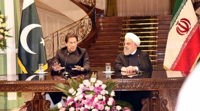 Pakistan Prime Minister Imran Khan on a two-day official visit to Iran. Photo: Govt of Pakistan