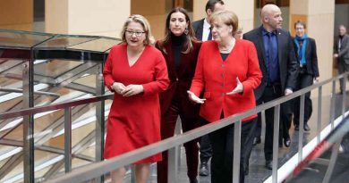 German Chancellor Angela Merkel at the Petersberg Climate Dialogue (PCD). Photo: PCD