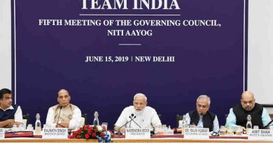 Narendra Modi chairing the fifth meeting of the Governing Council of NITI Aayog, in New Delhi on June 15, 2019. Photo: PIB