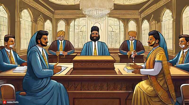 Representational Image of a Courtroom Created with Adobe Firefly Generative AI. By RMN News Service