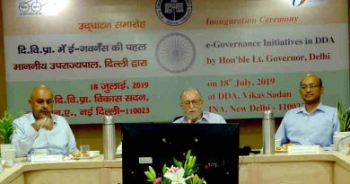 Lt. Governor (LG) of Delhi Anil Baijal – who is also the chairman of DDA – launched a number of e-governance initiative for DDA on July 18. Photo: DDA