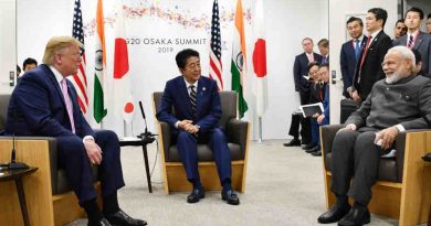 The Prime Minister of India, Narendra Modi with the Prime Minister of Japan, Mr. Shinzo Abe, and the President of United States of America (USA), Mr. Donald Trump in a Trilateral Meeting of JAI (Japan-America-India), on the sidelines of the G-20 Summit, in Osaka, Japan. Photo: PIB (file photo)