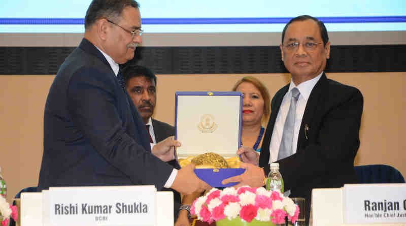 Director of CBI Rishi Kumar Shukla with Chief Justice of India Justice Ranjan Gogoi. Photo: CBI