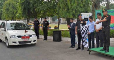 Indian Army Launches E-Car to Combat Pollution in Delhi. Photo: PIB