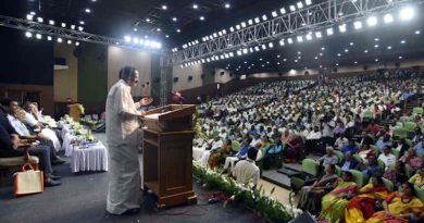 M. Venkaiah Naidu, addressing the gathering at an event to release the Book ‘Listening, Learning and Leading’, published by the Ministry of Information & Broadcasting, on the occasion of completing two years in office as the Vice President of India, in Chennai on August 11, 2019. Photo: PIB