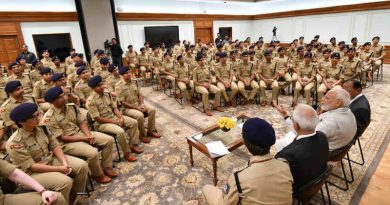 IPS Probationers calling on Prime Minister Narendra Modi in New Delhi on October 09, 2019. Photo: PIB