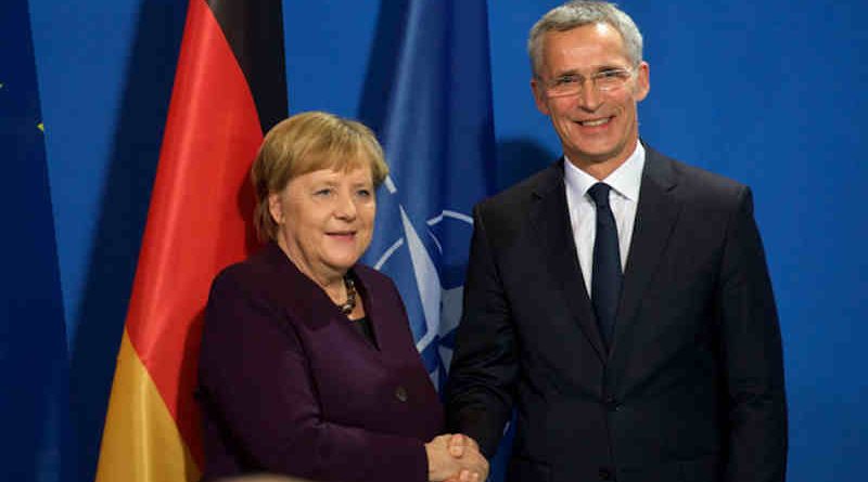 NATO Secretary General Jens Stoltenberg and German Chancellor Angela Merkel. Photo: NATO (file photo)