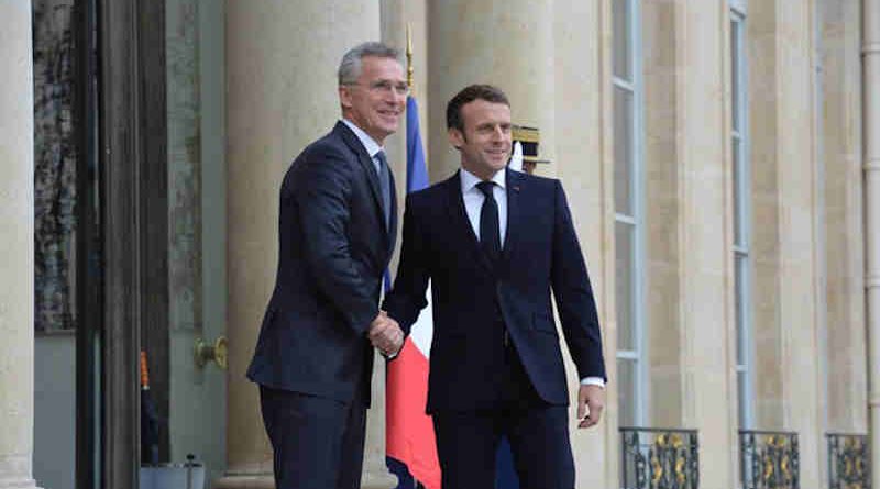 NATO Secretary General Jens Stoltenberg with French President Emmanuel Macron in Paris on 28 November 2019. Photo: NATO