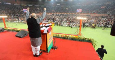 Amit Shah at an election rally in New Delhi on January 5, 2020. Photo: BJP (file photo)