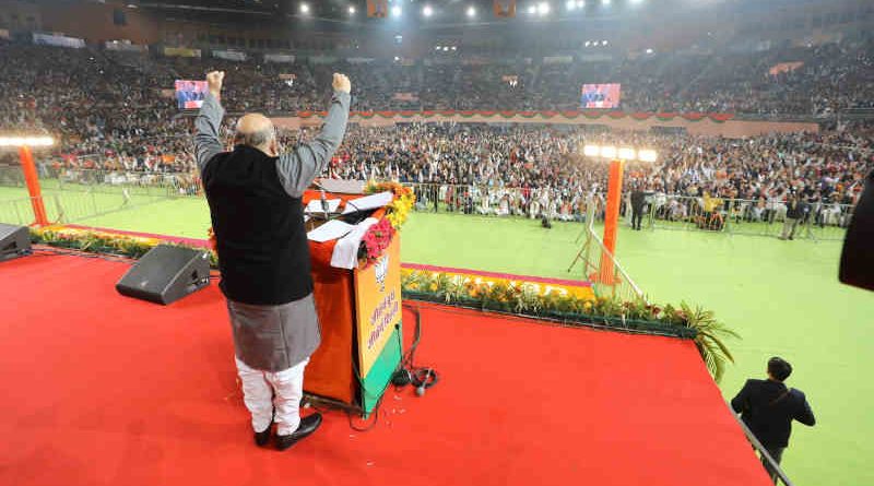 Amit Shah at an election rally in New Delhi on January 5, 2020. Photo: BJP (file photo)