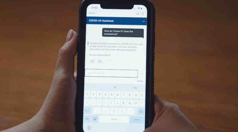 Watson Assistant for Citizens automates responses to frequently asked questions about COVID-19 on topics such as symptoms, testing, and protective measures. Photo: IBM