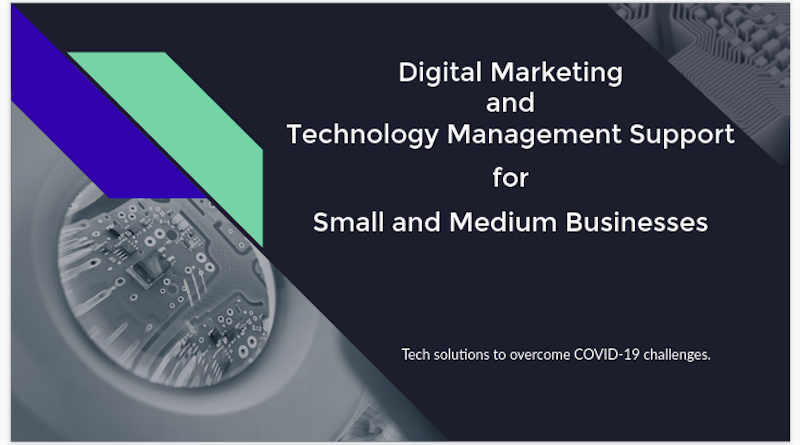 Digital Marketing and Technology Management Support for Small and Medium Businesses