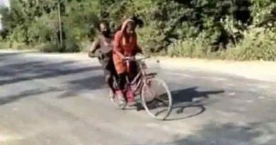 Indian girl Jyoti Kumari who carried her wounded father on a bicycle to reach their village during Covid lockdown. Photo: Web