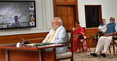 Narendra Modi holds 5th meeting with the State Chief Ministers via video conferencing on COVID-19 situation, in New Delhi on May 11, 2020. Photo: PIB