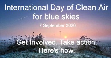 International Day of Clean Air for Blue Skies. Photo: WMO / Anna Zuidema