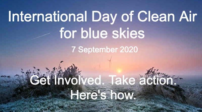 International Day of Clean Air for Blue Skies. Photo: WMO / Anna Zuidema