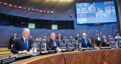 NATO Policy Directors for Civil Preparedness met by secure video conference on July 8, 2020 to exchange views and best practices in their response to the Covid-19 crisis and how to strengthen national resilience. Photo: NATO