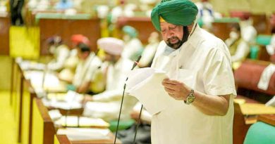 Punjab Chief Minister (CM) Amarinder Singh introduces new Bills in the Vidhan Sabha on October 20, 2020. Photo: Punjab CM