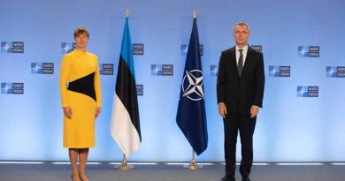 President of Estonia Kersti Kaljulaid with NATO Secretary General Jens Stoltenberg. Photo: NATO